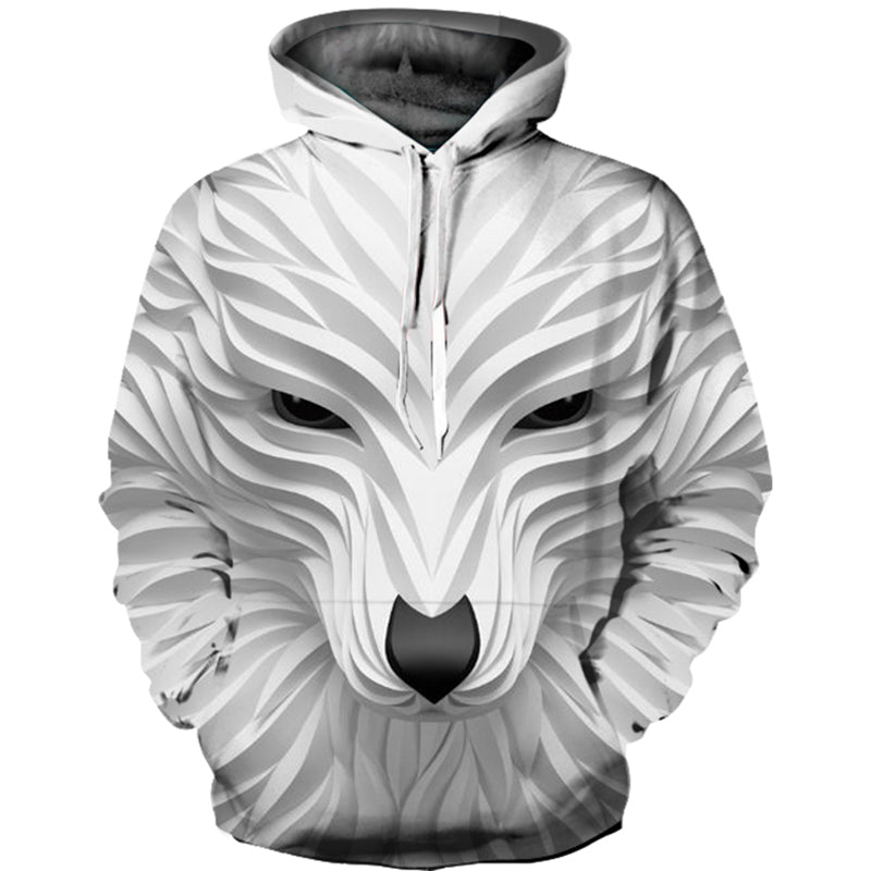 3D Long Sleeve Hoodies