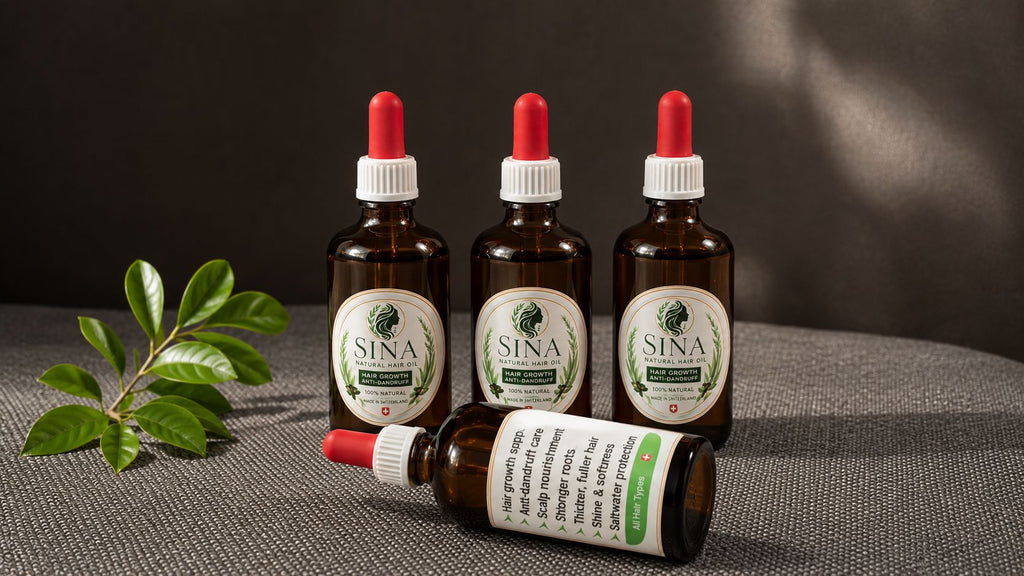 SINA Natural Hair Growth Oil – Anti-Dandruff & Scalp Nourishing Oil